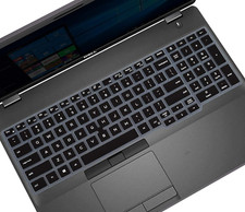 Keyboard Cover Skin for Dell Latitude 5500 5501 5510 5511 15.6 Inch Laptop and D