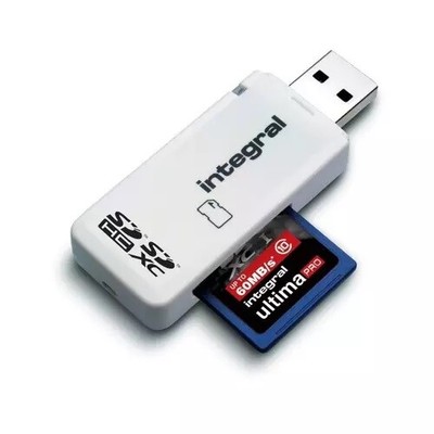 Integral Usb 2 0 Single Slot Memory Sd Reader Card Reader Writer