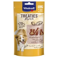 Vitakraft Treaties Minis + Leberwurst 48 g, Hundesnack, NEU