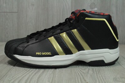 Adidas Pro Model 2G-Forbidden City Black Gold Men Basketball FW3138 8.5 9.5