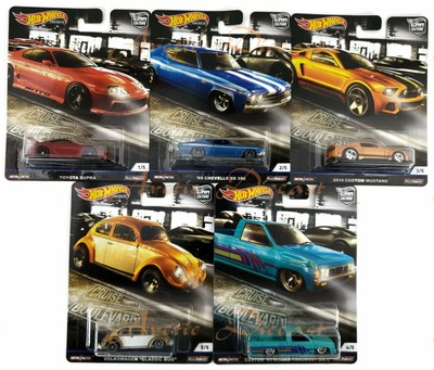 Hot Wheels Premium 2019 Cruise Boulevard Supra Mustang ...