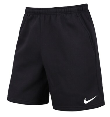 NIKE Men Fleece Park 20 Shorts Pants Dri-Fit Black Casual Pant