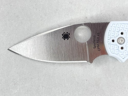 RAR Spyderco Native 5 FRN White Rex45 Satin C41PWH5 Sprint Run NEU - Bild 10 von 11