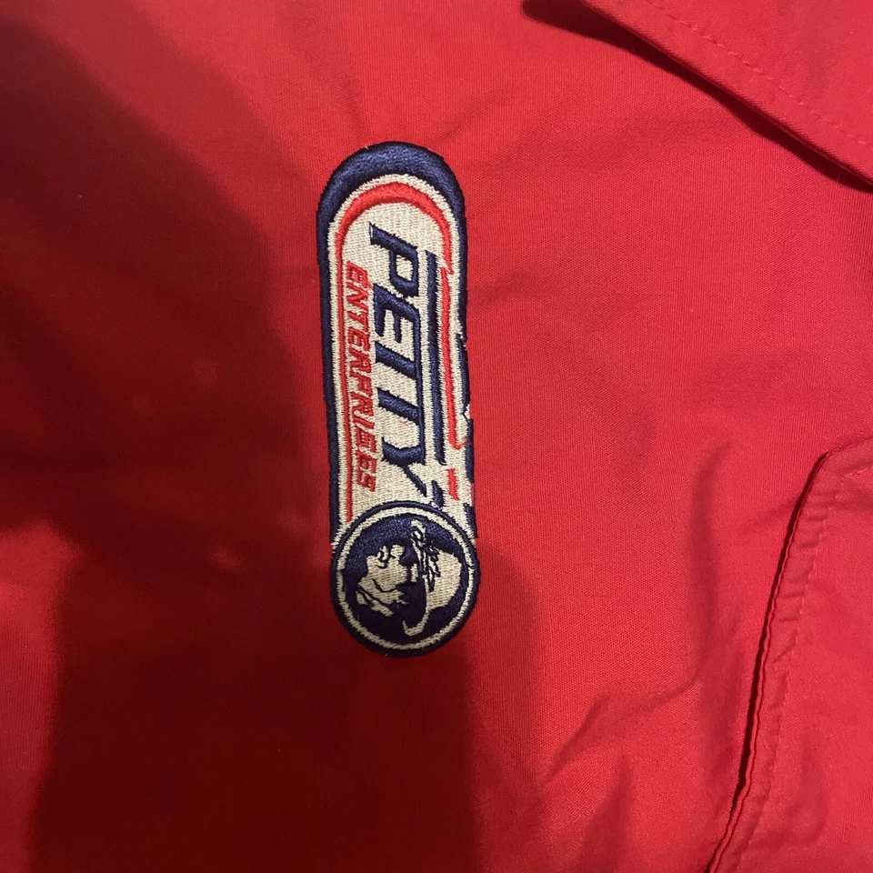 VINTAGE Simpson Racing Mechanic Button Up Shirt Adult L Richard Petty RARE!!!! - Image 4 of 4