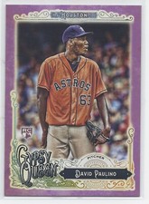 2017 Topps Gypsy Queen Purple #110 David Paulino Houston Astros RC 009/250