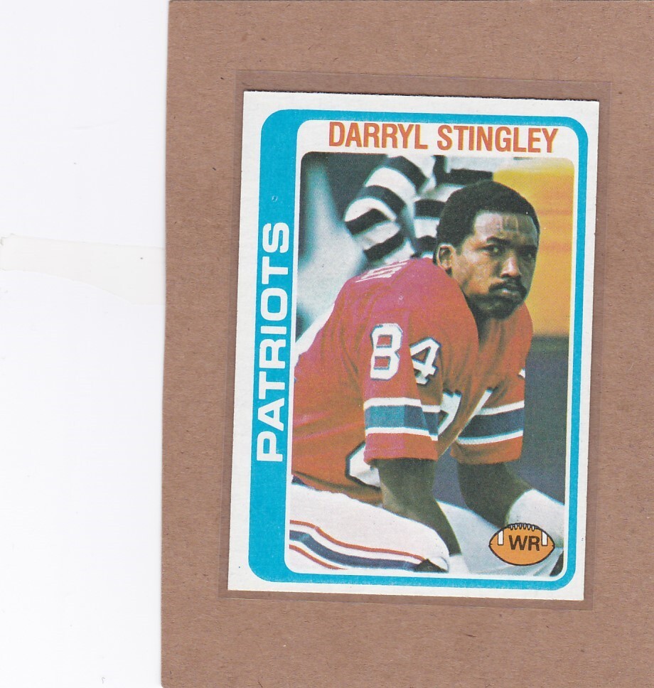 1978 TOPPS FOOTBALL DARRYL STINGLEY #221 PATRIOTS EXMT/NM