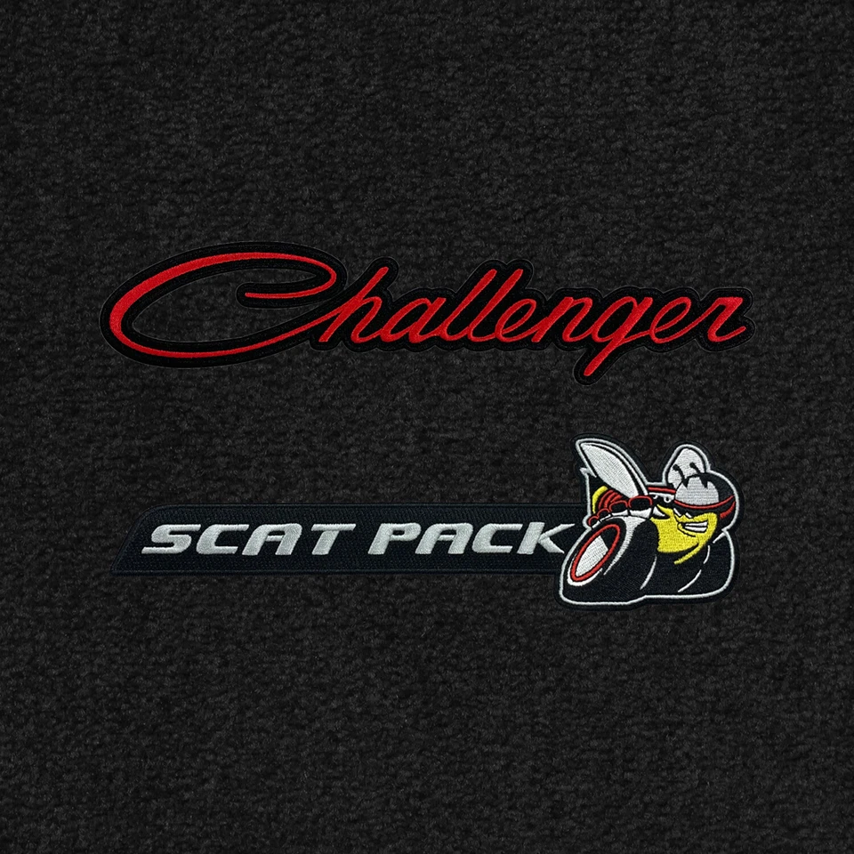 Alfombrillas Lloyd Mats Dodge Challenger 2015-23 tracción trasera, 2 piezas, Challenger + paquete Scat Foto 2 de 4