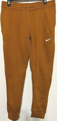 NWT Men's Nike 826431 012 Sportswear Club Fleece Tapered Joggers Brown $55 