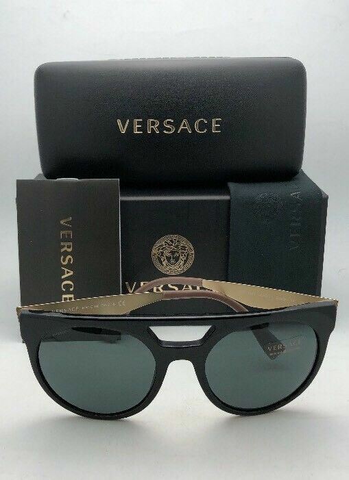 Versace Women\'s Sunglasses MOD 4339 5248/87 Authentic Versace Black Frame Round Sunglasses MOD. 4339  main image 4