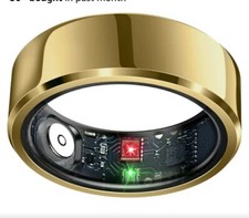 Smart Ring Health Tracker, Sleep Tracker Ring with Heart Rate Waterproof GOLD 9