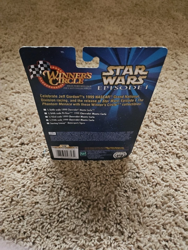 JEFF GORDON WINNER'S CIRCLE #24 STAR WARS EPISODE 1 NASCAR '99 MONTE CARLO 1:64 - Image 3 of 3