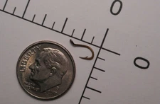 100 MUSTAD & SON #14  FLY TYING BEAK FORGED HOOKS SHORT XFINE WIRE BRONZED 92683