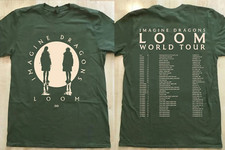 Imagine Dragons Loom Tour 2024 Concert Cotton Green All Size T Shirt UR303