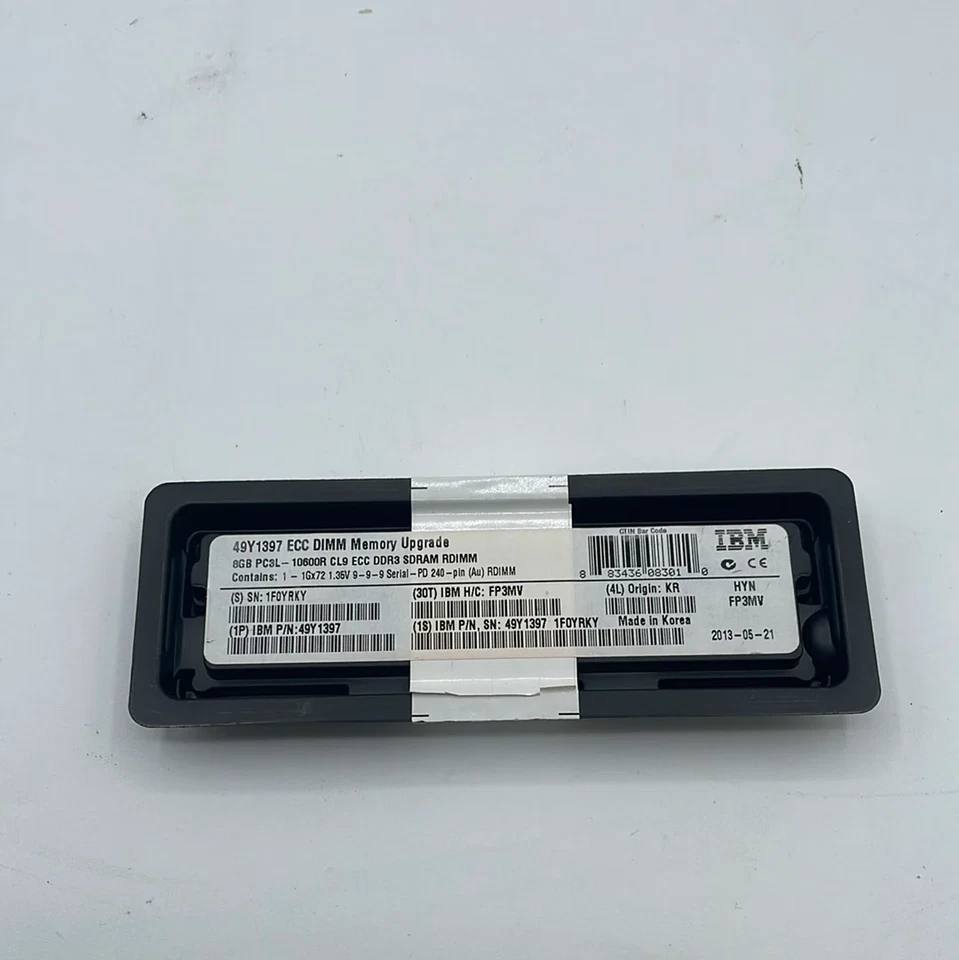 New 46C0582 46C0570 IBM 8GB PC3L-8500R DDR3-1066 REG ECC 4RX8 RDIMM VLPDIMM - Image 4 of 4