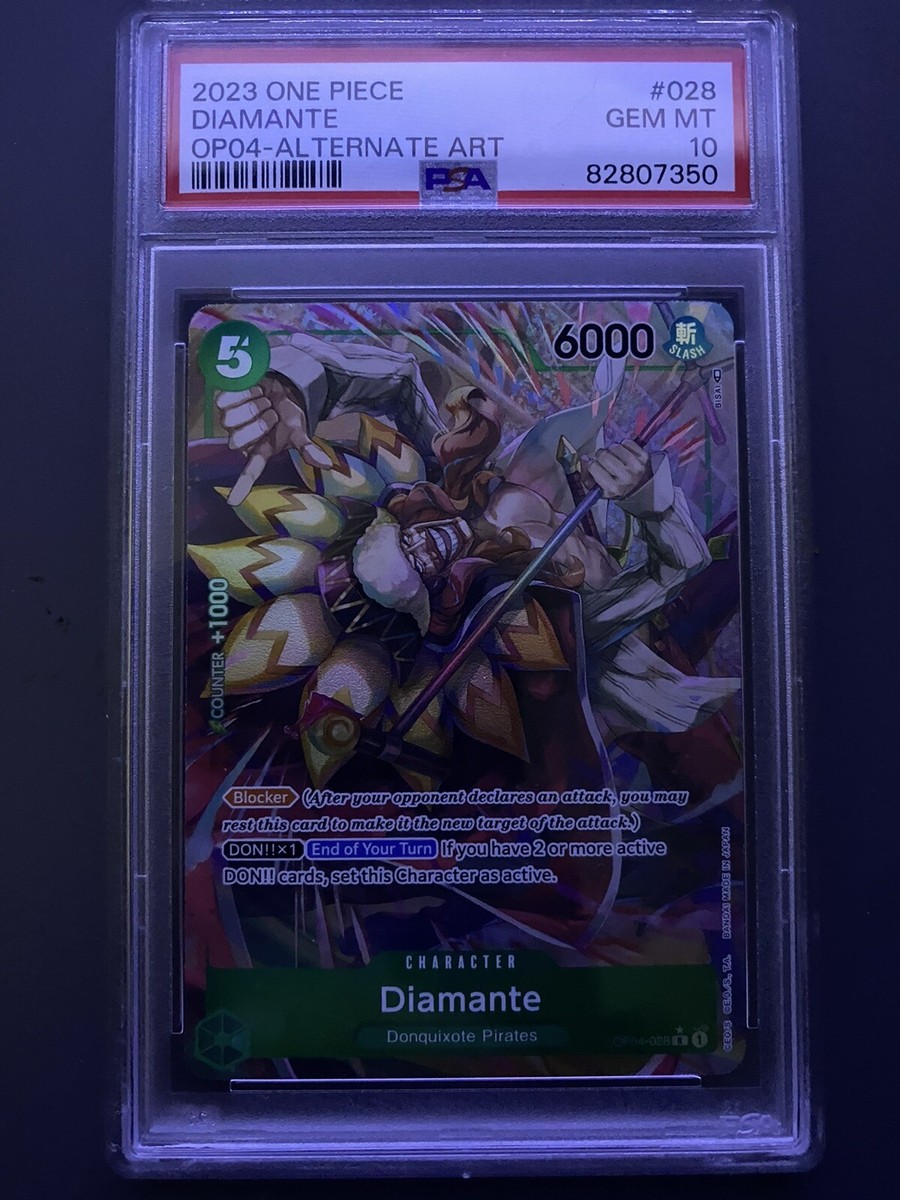 【ワンピースカード】ディアマンテ PSA10 2023 One Piece Diamante OP04 Alternate Art PSA 10 | eBay
