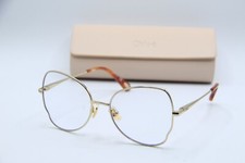 NEW CHLOE CH0098O 001 GOLD HAVANA XS AUTHENTIC EYEGLASSES W/CASE 50-16