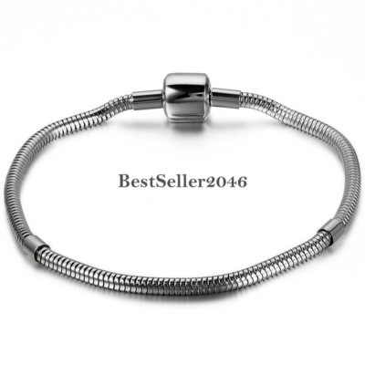 Catena A Serpente Per Bracciale Europeo Con Ciondolo Da 3 Mm. 19 - Foto 2