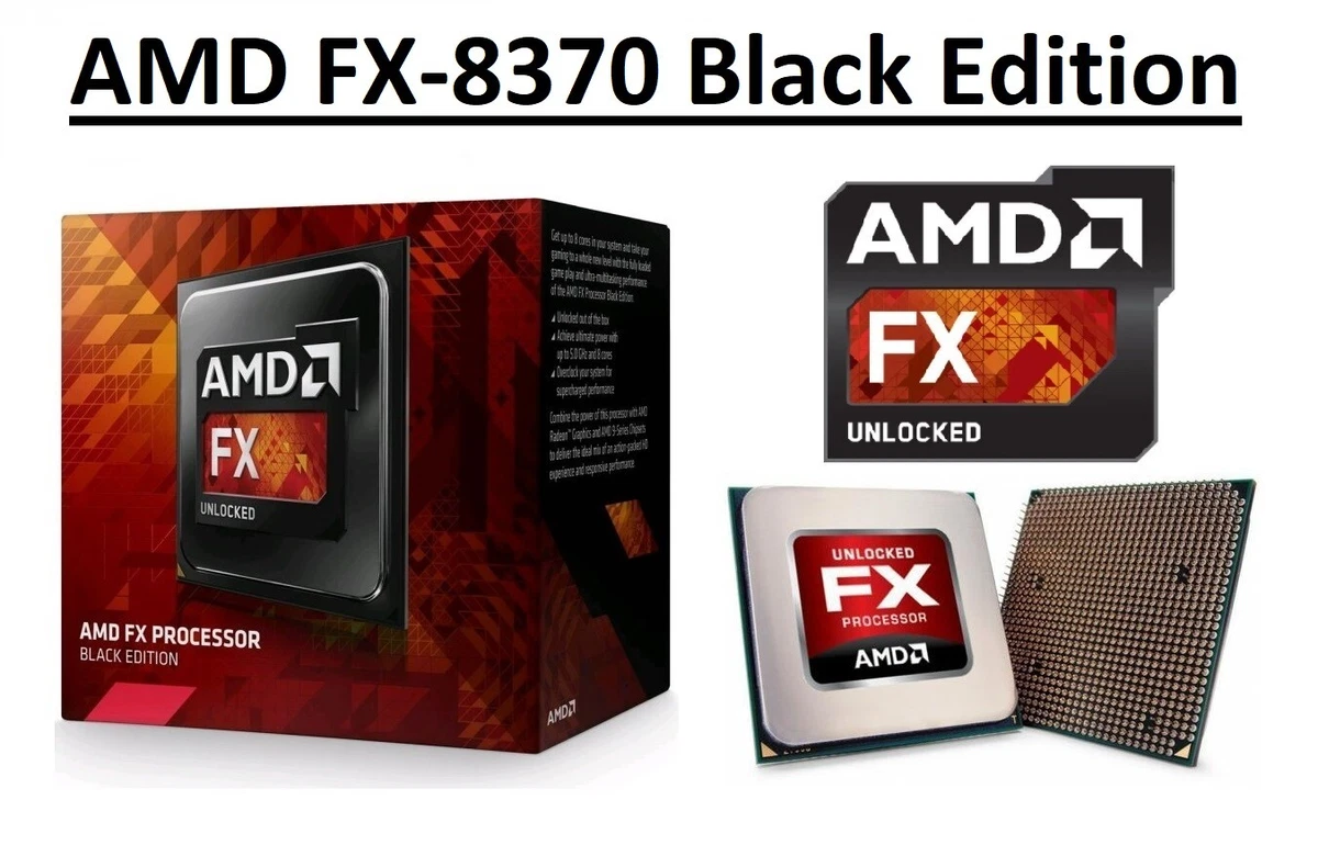 AMD FX-8370 Black Edition CPU 本体 Preços baixos em Modelo de Processador AMD FX-8370 Processadores