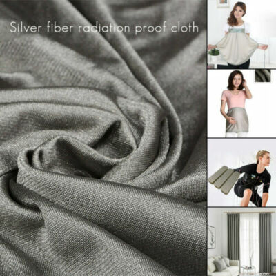 Silver Fabric Shield RFID/EMI/EMF/Radio/Microwave-Stretch Knitting for Clothing