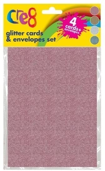 Martello Cre8 Glitter Cards & Envelopes Set 4pk - Image 2