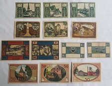13x Gutschein Neustadt a.R. Fallersleben Holzminden Hess.-Oldendorf..  Notgeld