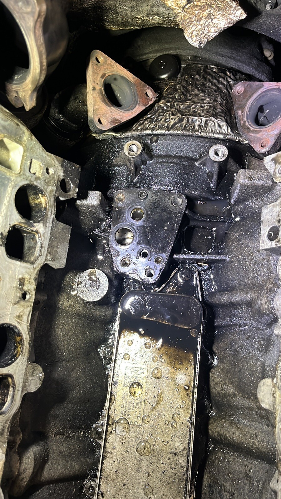 MERCEDES OM642 OIL COOLER REPLACEMENT SERVICE, GENUINE PARTS eBay