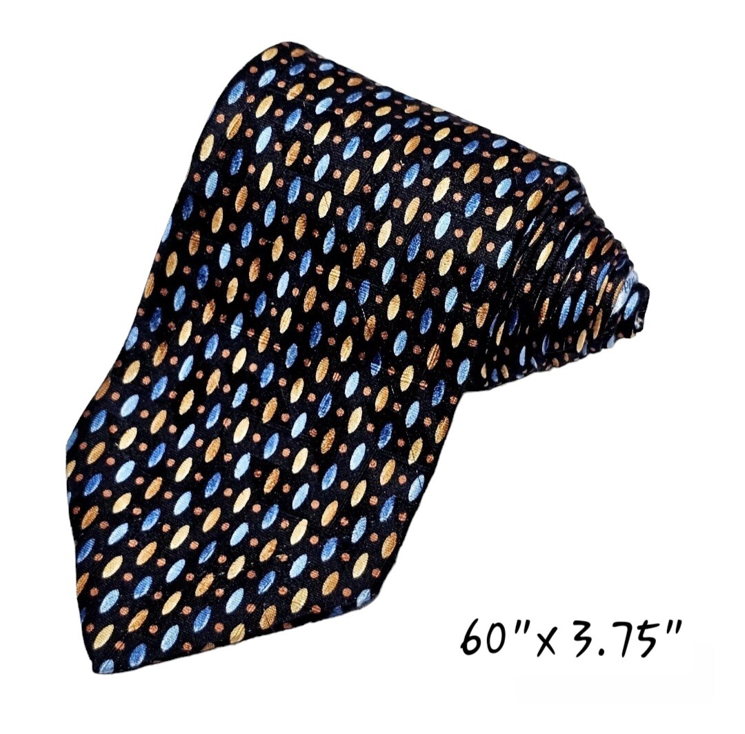 rainbow polka dot tie
