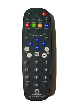 Synergy Aegis PureRemote Universal TV Remote Control w/ Antibacterial ...