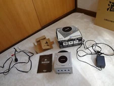 Nintendo Gamecube Game cube GC Sliver Console set Tested Work