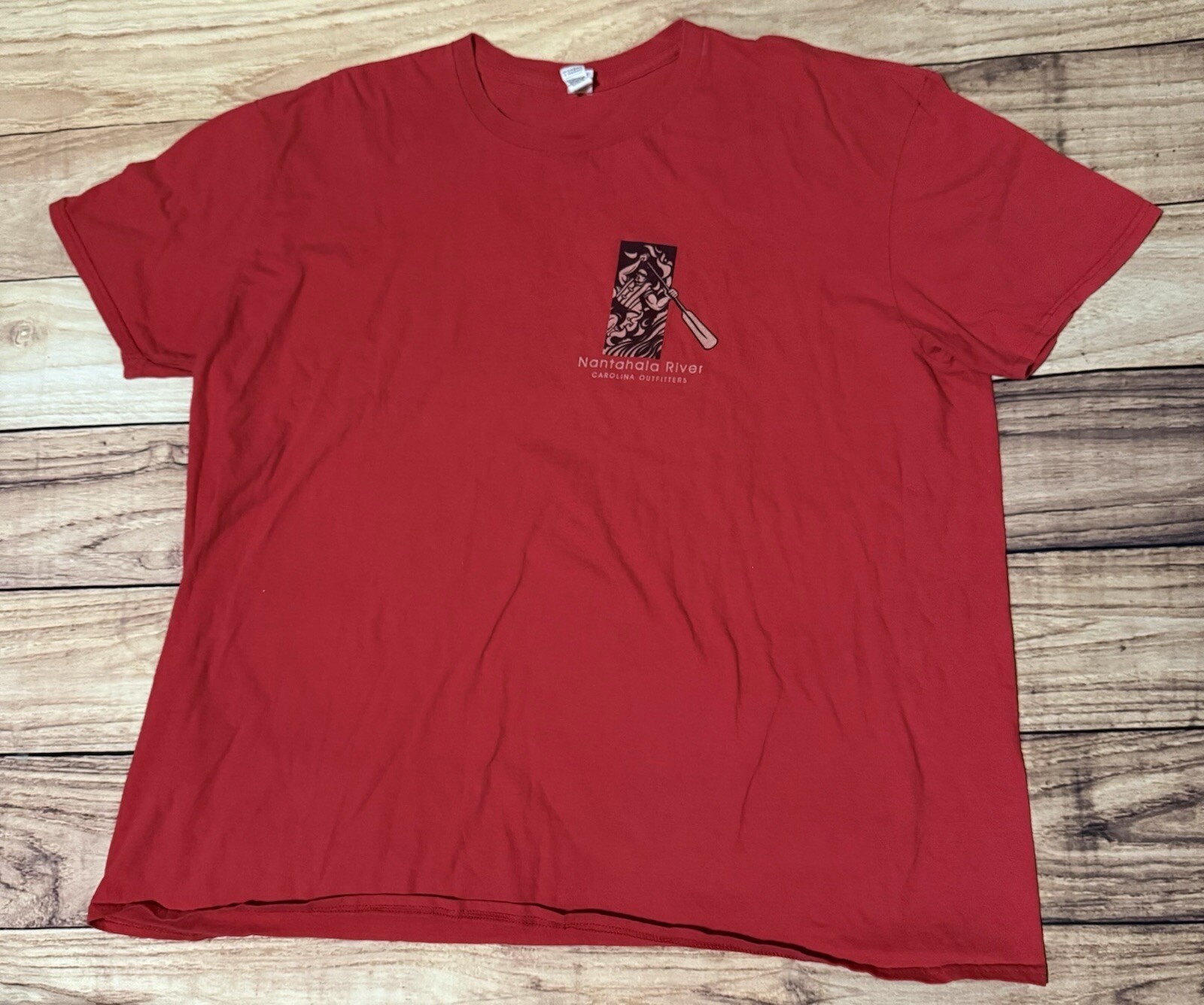 FILA Vintage Nantahla River Carolina Outfitters citazione barca a remi taglia 2XL incudine 2002