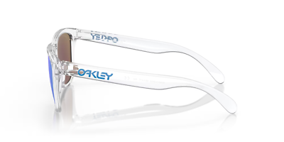Oakley Frogskins Crystal Clear/Prizm Sapphire Men's Sunglasses