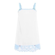 Sheer Satin Sissy Babydoll Lingerie Lace Slip Ruffles Frilly Nightwear Set