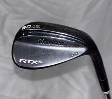 Cleveland RTX 4 Black Satin Wedge 60°9 Mod Dynamic Gold Stiff Tour Issue RH 35"