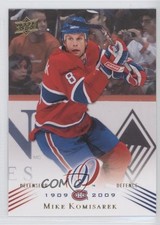 2008-09 Upper Deck Montreal Canadiens Centennial Set Mike Komisarek #176 0a1