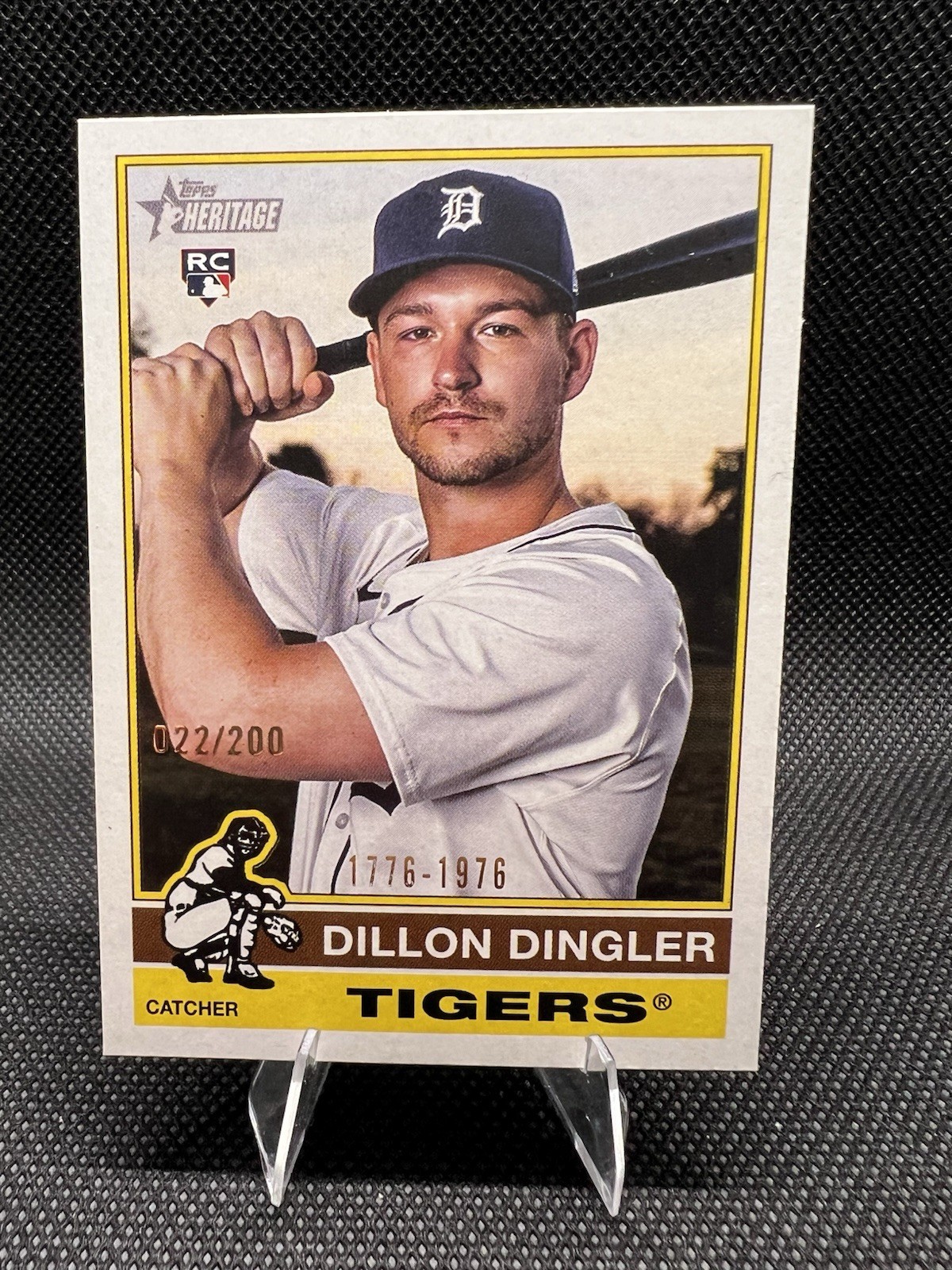 2025 Topps Heritage - Dillon Dingler #130 Bicentennial /200 (RC)