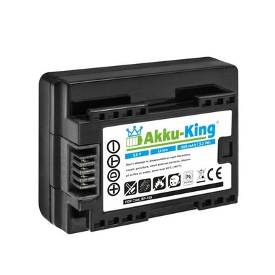 Akku-King Akku für Canon LEGRIA HF M52 M56 M506 R36 R37 R38 R306 R46 - Li-Ion