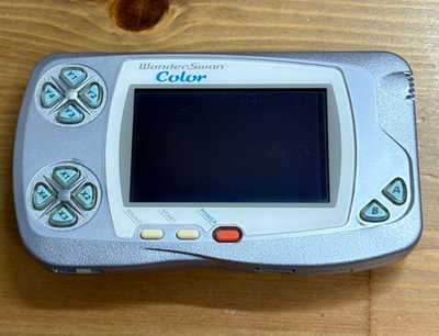 Bandai WonderSwan Color Launch Edition Pearl Blue Handheld System