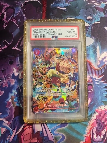 One Piece TCG Edward Newgate SP ST15-002 Alternative Art OP10 Royal Blood PSA 10