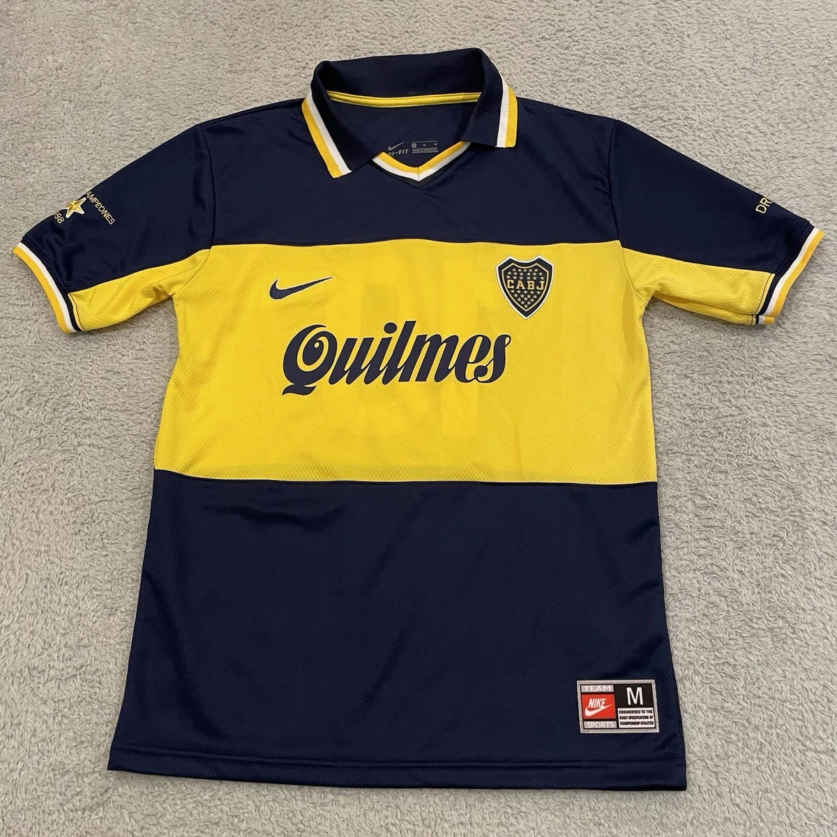 NIKE Boca Juniors 2006 オーセンティック　新品未使用　M Authentic BOCA Juniors M 2005 2006 Home Vintage jersey shirt