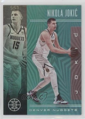 2019-20 Panini Illusions Trophy Collection Teal 120/125 Nikola Jokic #60 7y2