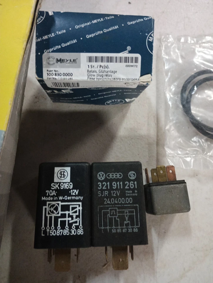 Lote Relés Filtro Combustible Bosch Audi 4000 N 4106 Bujía Foto 2 de 4