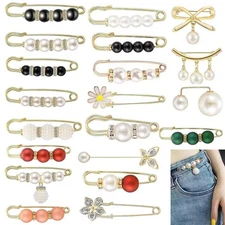 20 Set Pant Waist Tightener Buttons Pins – Adjustable Waistband Fasteners for...