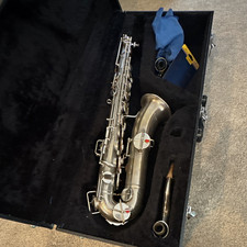 1924 Buescher True Tone C Melody Saxophone Silver Plated Low Pitch