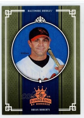 2005 Donruss Diamond Kings Bronze 39/100 Brian Roberts #33 3g6