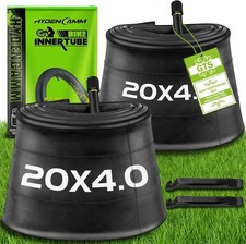 2PCS 20X4.0 Fat Bike Tube, Heavy Duty 20X4.0 E-Bike Fat Bicycle Inner Tube