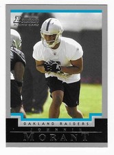 2004 Bowman Rookie Johnnie Morant Oakland Raiders Football Card #248 RC. rookie card picture