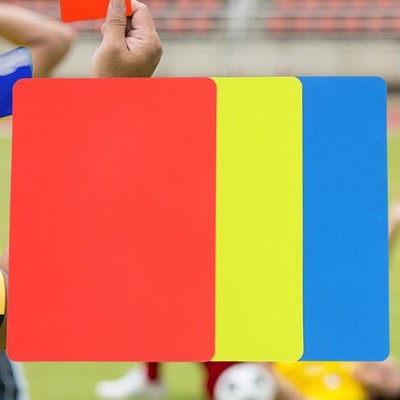 Referee Penalty Cards Soccer Referee Cards for Sport Competition PVC Easy