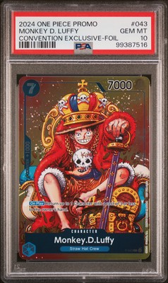 2024 ONE PIECE PROMOS CONVENTION EXCLUSIVE-FOIL #043 MONKEY D