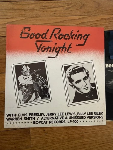 ELVIS PRESLEY JERRY LEE LEWIS GOOD ROCKING TONIGHT NM LP ORIG. MONO PRESS FREE S