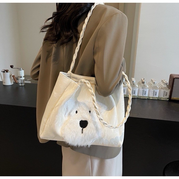 Scottie Dog Crossbody Bag Shoulder Messenger Tote Bag